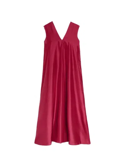 Momoní Cueva Silk Dress In Red