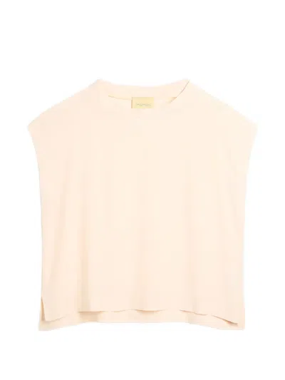 Momoní Curacao Boat-neck Blouse In Neutral