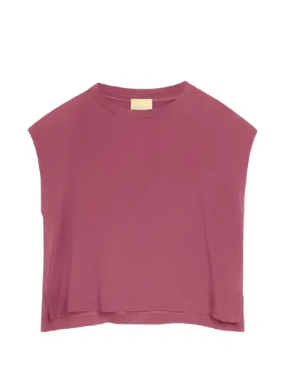 Momoní Curacao Boat-neck Blouse In Pink