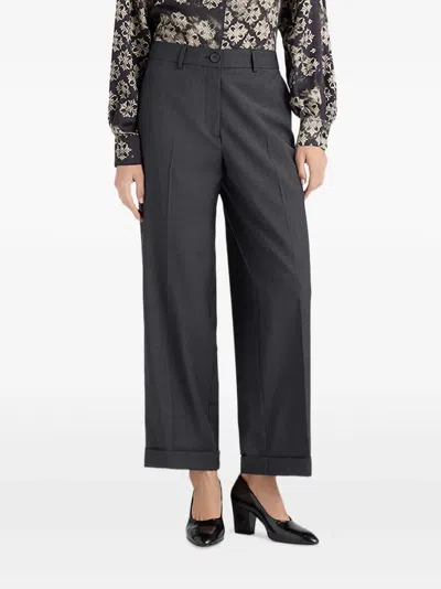 Momoní Dango Straight-leg Trousers In Animal Print