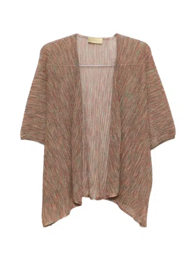 Momoní Divina Striped Jacket In Brown