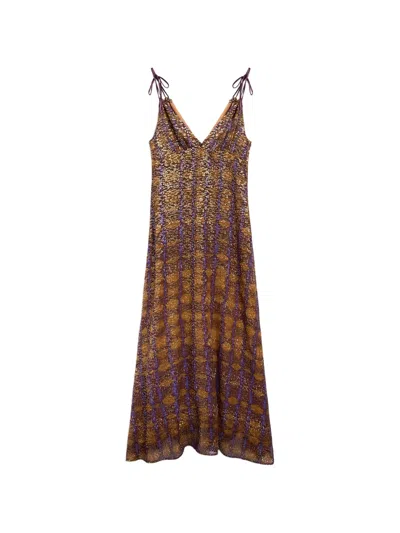 Momoní Dulce Fil Coupé Dress In Multi