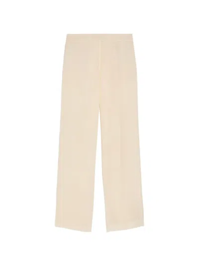 Momoní Elasticated Wide-leg Trousers In Pink