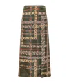 Momoní Floral Patterned Midi Skirt In Multi
