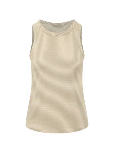 Momoní Genipa Striped Tank Top In Neutral
