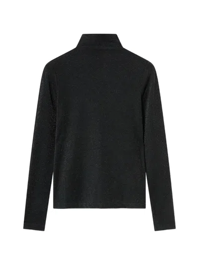 Momoní Ine Long-sleeve Sweater In Black
