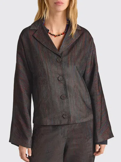 Momoní Momonì Jacket Woman Color Black In Blue