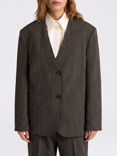 Momoní Momon&igrave; Jacket Woman Momonì In Gray