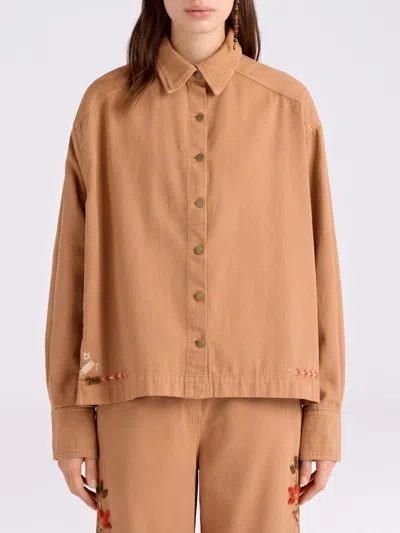 Momoní Momon&igrave; Shirt Woman Momonì In Brown