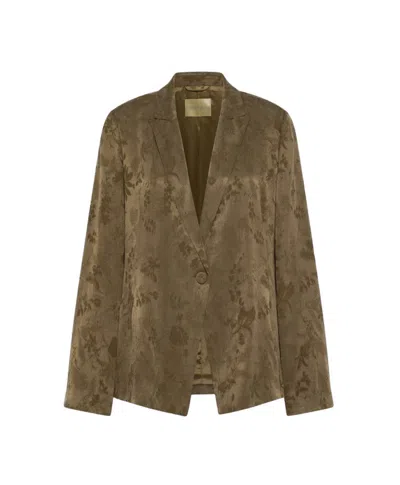 Momoní Structured Women's Blazer Jacket In Green