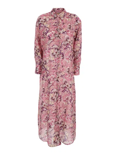 Momoní Jali Button Dress In Multi