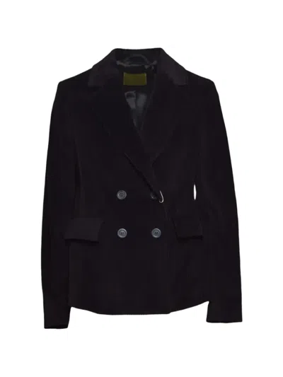 Momoní Krapi Double-breasted Corduroy Blazer In Brown