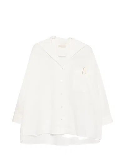 Momoní Long-sleeve Button-down Shirt In Multi