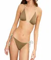 Momoní Malene Bikini Bottoms In Olive Green In Green