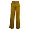 Momoní Mamao Check Straght Trousers In Green