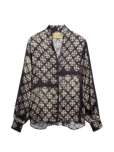 Momoní Margaret Blouse In Black