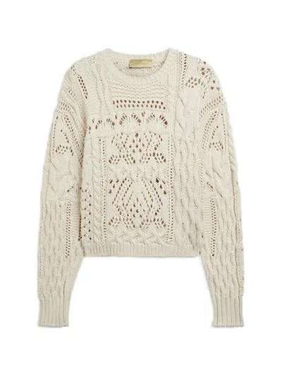 Momoní Martinez Mixed Stitches Sweater In Neutral