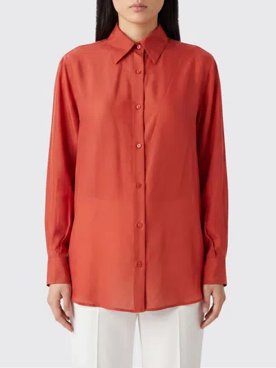 Momoní Momonì シャツ レディース カラー オレンジ In Red