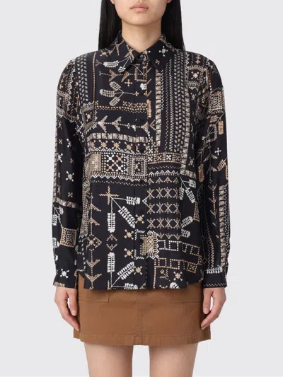 Momoní Momonì シャツ レディース カラー ブラック In Black