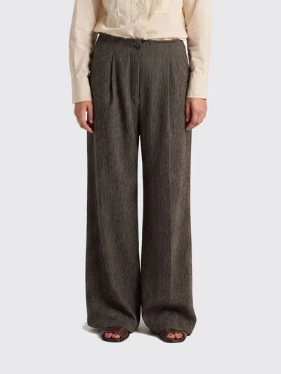 Momoní Momonì パンツ レディース カラー ブラック In Gray