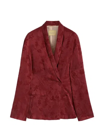 Momoní Picea Floral-jacquard Jacket In Multi