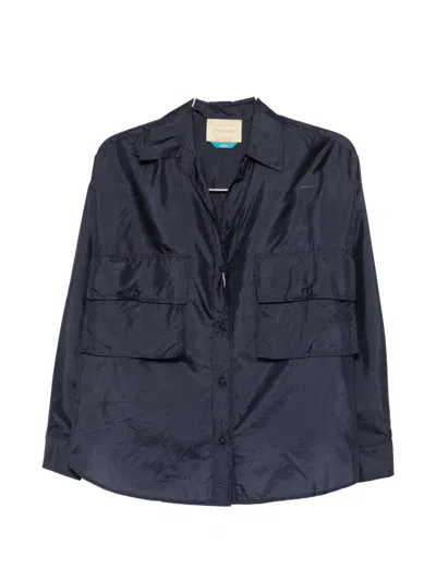 Momoní Pitanga Shirt With Chest Pocket In Blue