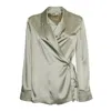 Momoní Praia Tie-waist Jacket In Gray