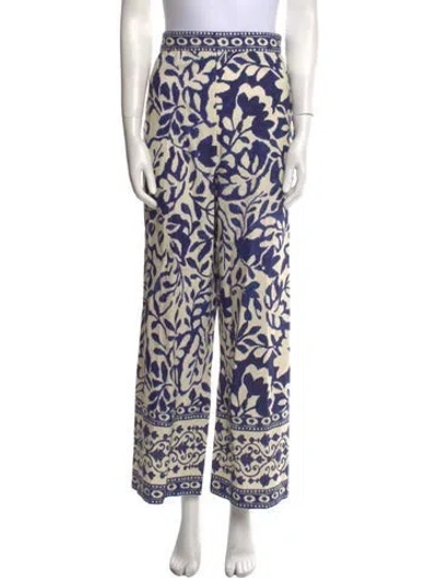 Pre-owned Momoní Printed Wide Leg Pants In Multi