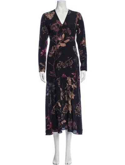 Pre-owned Momoní Scarlett Long Dress In Gray