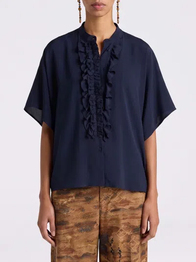 Momoní Momon&igrave; Shirt Woman Momonì In Blue