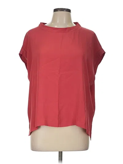 Pre-owned Momoní Short Sleeve Blouse In Red