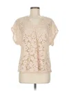 Momoní Short Sleeve Blouse In White
