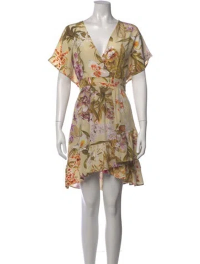 Pre-owned Momoní Silk Knee-length Dress In Multi