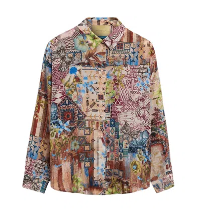 Momoní Soft Fit Shirt With Unique Back Slit In Multi