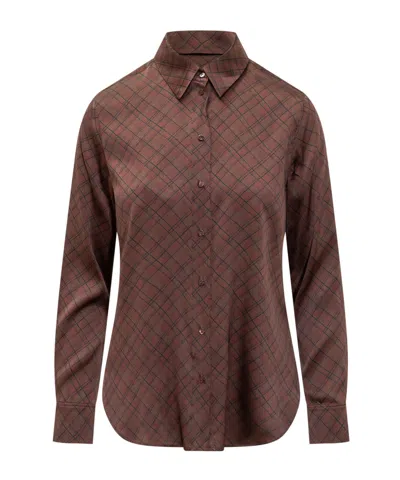 Momoní Square Shirt In Brown