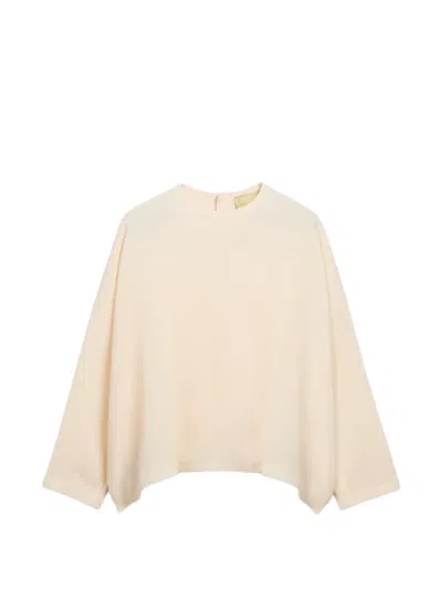 Momoní Stilla Long-sleeved Blouse In Neutral