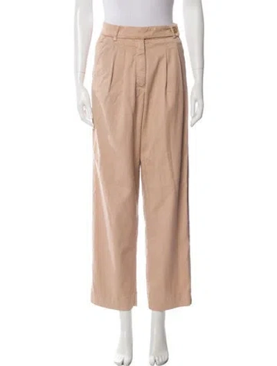 Pre-owned Momoní Straight Leg Pants In Neutral