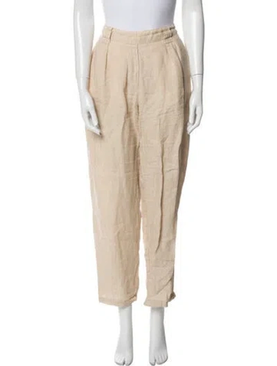 Pre-owned Momoní Straight Leg Pants In Neutral