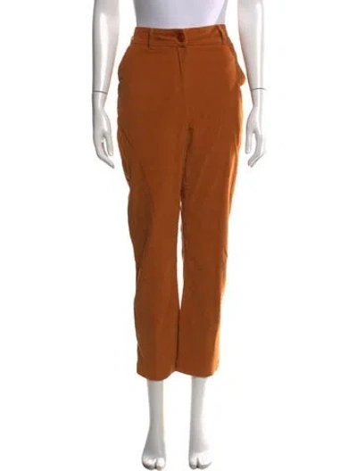 Pre-owned Momoní Straight Leg Pants In Orange
