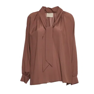 Momoní Momonì Tabatinga Blouse In Brown
