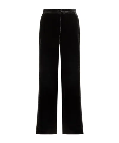 Momoní Velvet Pants In Black