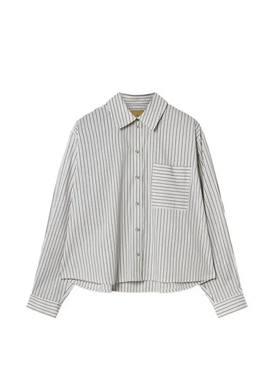 Momoní Vetra Striped Shirt In Black