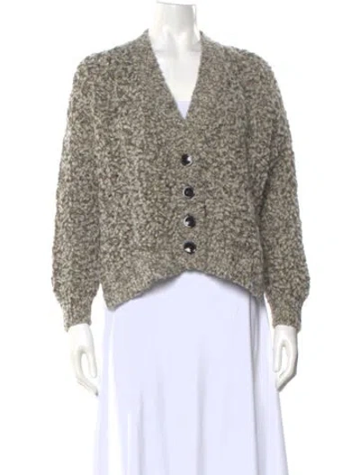 Pre-owned Momoní V-neck Sweater In Multi