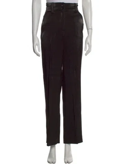 Pre-owned Momoní Wide Leg Pants In Black