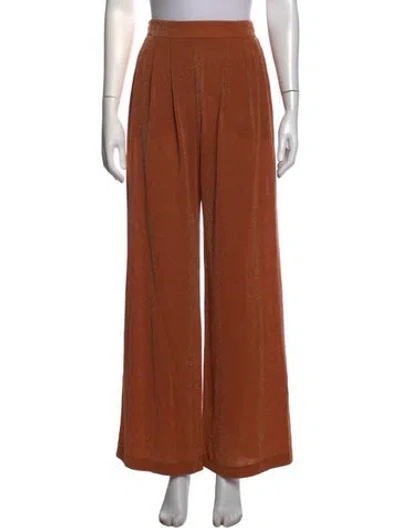 Pre-owned Momoní Wide Leg Pants In Brown
