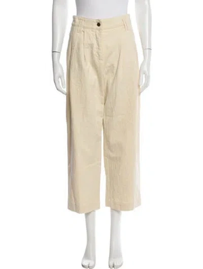 Pre-owned Momoní Wide Leg Pants In Neutral