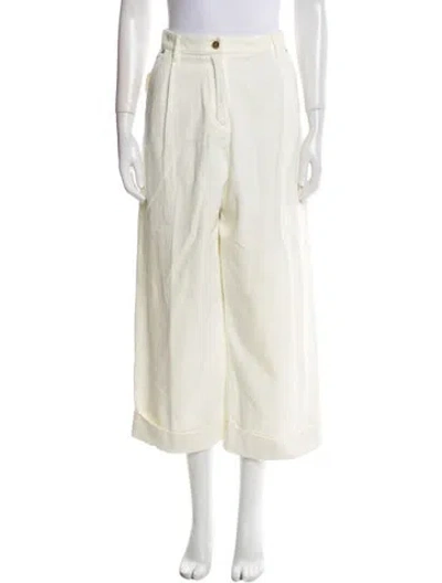 Pre-owned Momoní Wide Leg Pants In Neutral