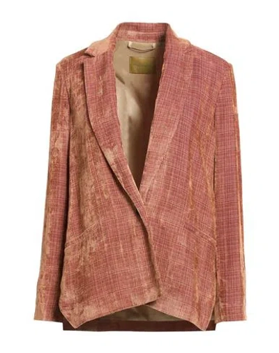 Momoní Woman Blazer Antique Rose Size 10 Viscose In Pink