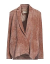 Momoní Woman Blazer Antique Rose Size 6 Viscose, Elastane