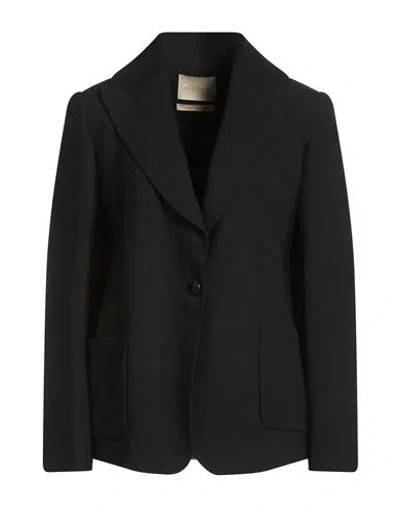 Momoní Woman Blazer Black Size 6 Viscose, Polyamide
